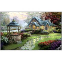 F-130 Алмазная мозаика Милато "Дом у колодца"