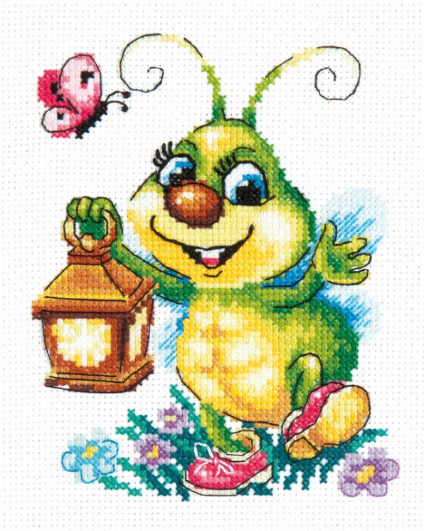 Набор для вышивания крестом Чудесная игла «Светлячок» 18-91