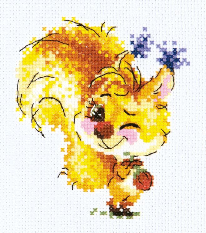 Набор для вышивания крестом Чудесная игла «Рыжуля» 26-23