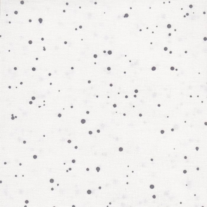 3984/1329 Ткань равномерного плетения Zweigart Murano Splash 32ct, цвет молочный с базальтовыми брызгами