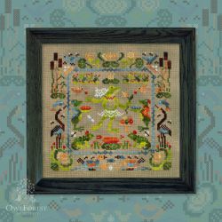 0175-МЛНЛ-С Схема для вышивания Owlforest «Маленький лесной народец. Лягушечка»