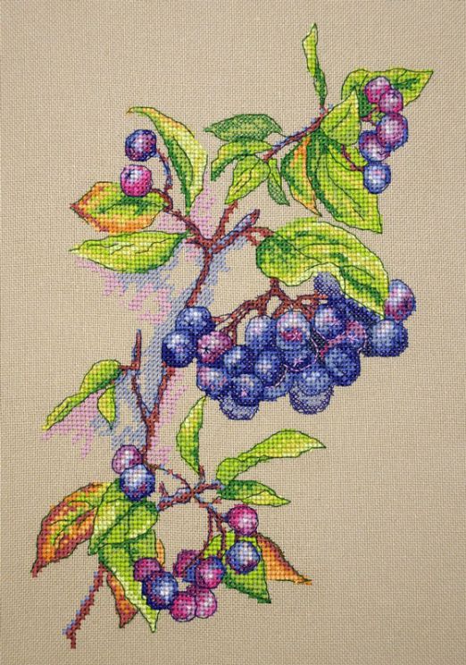 04.009.19 Набор для вышивания Марья Искусница "Ягоды Аронии"